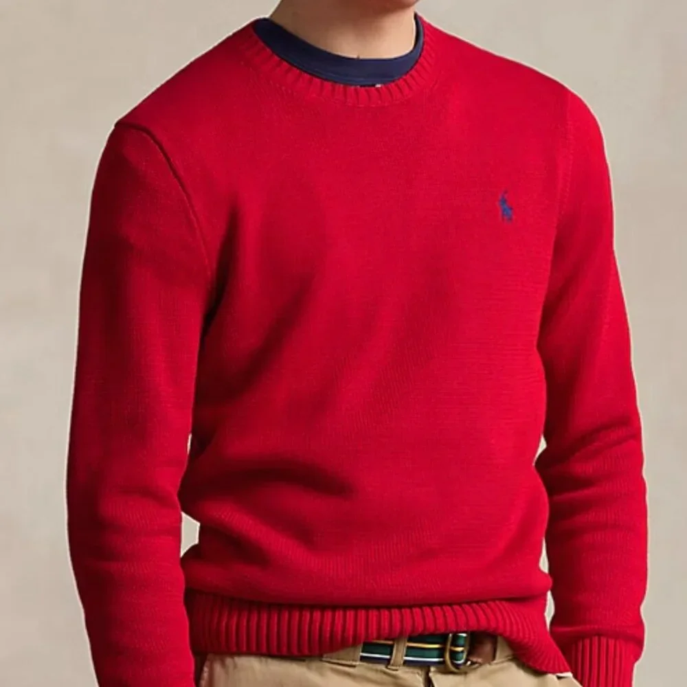 POLO by Ralph Lauren Cotton Men’s Red Crew Sz XL